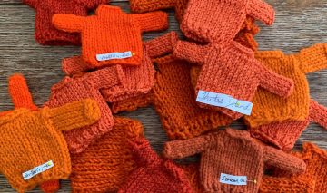 Tiny Orange Sweater Crafting Workshop